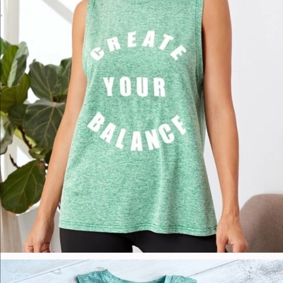 COLLINS MINT GREEN “create your balance” ATHLETIC - Picture 3 of 4